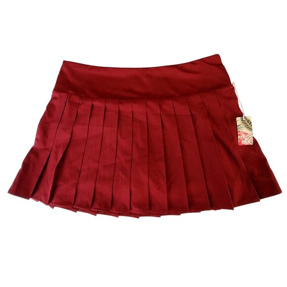Tommy Bahama Dresses & Skirts - Tommy Bahama Everyday Active Red Pleated Skirt With Attached Shorts Size L